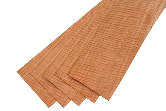 Fiddleback African Aniegre Veneer Sheet (34" x 5-1/2")