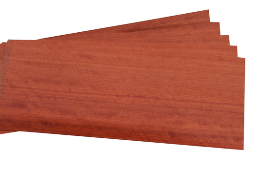 Quartered Figured Makore Veneer Sheet (23-3/4" x 11")